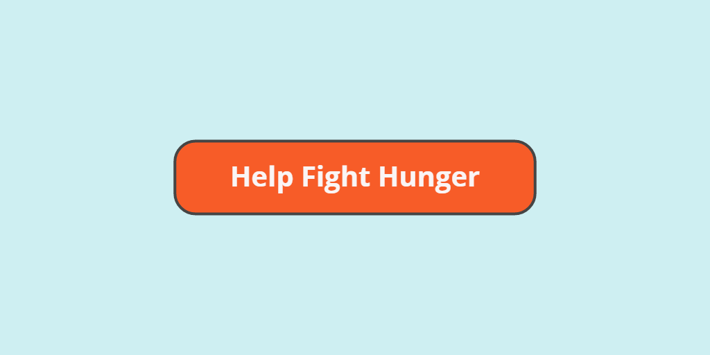 help hunger fight button
