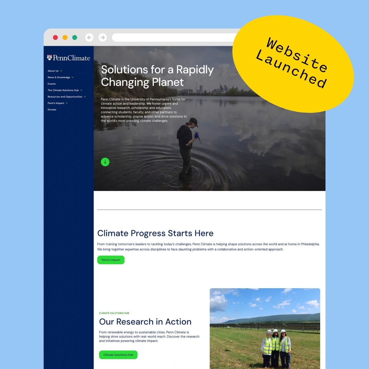 Penn Climate Website Launch 2026