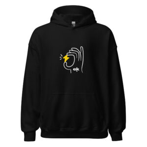 Fully Charged Hoodie with Large Print