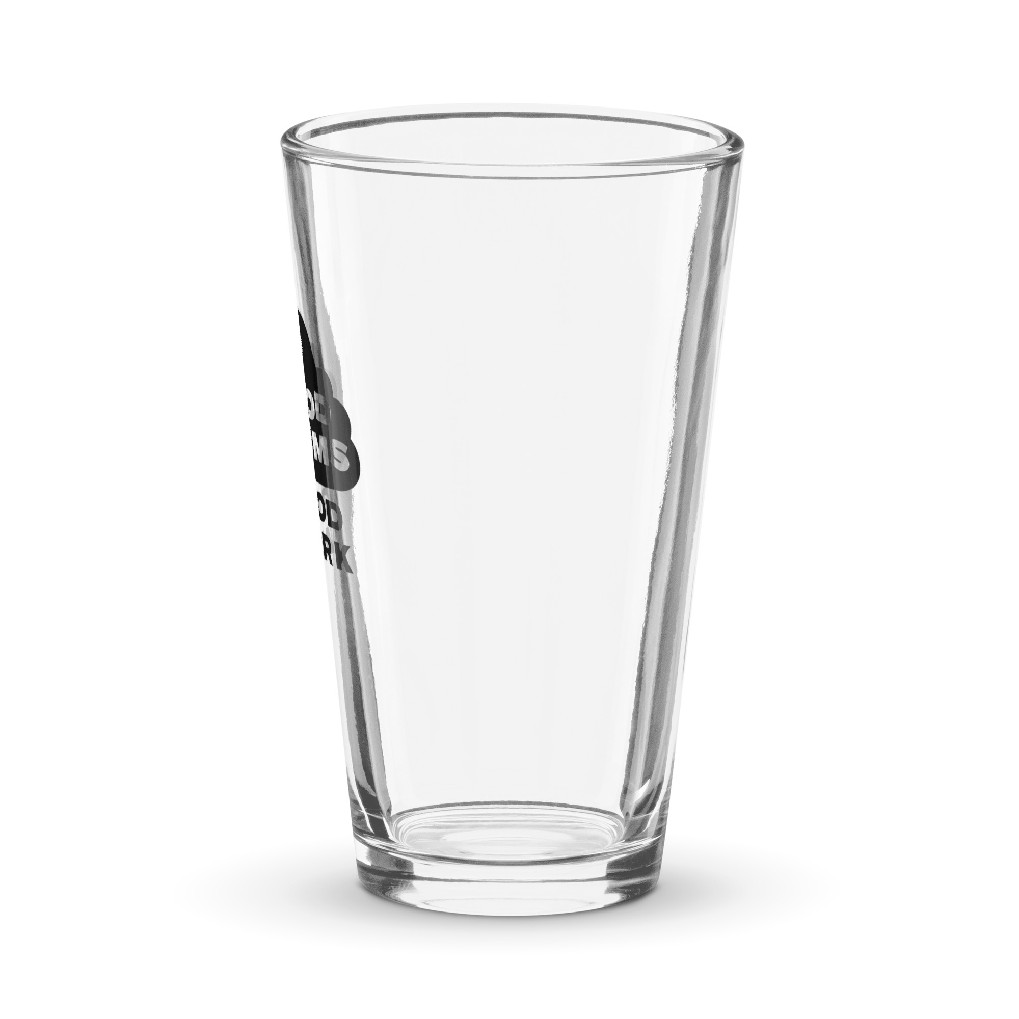 Good Chums Good Work Pint Glass